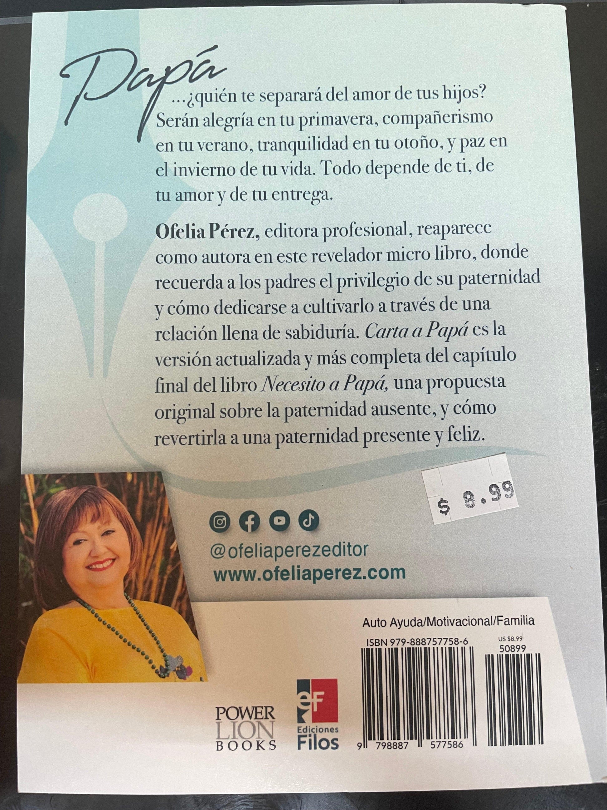 Carta a Papa, Guia del padre efectivo y feliz - Pura Vida Books