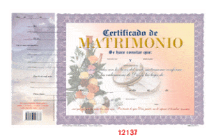 Certificado de Matrimonio - Pura Vida Books
