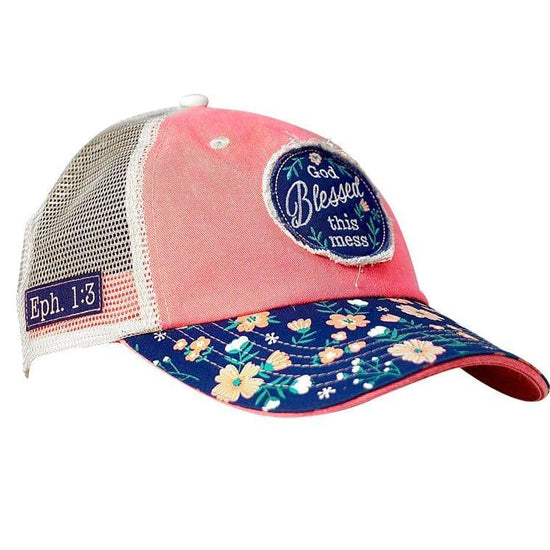 Cherished Girl Womens Cap God Blessed Floral - Pura Vida Books