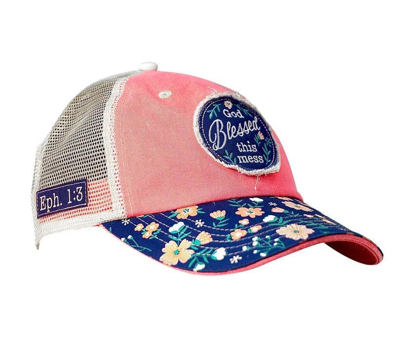 Cherished Girl Womens Cap God Blessed Floral - Pura Vida Books