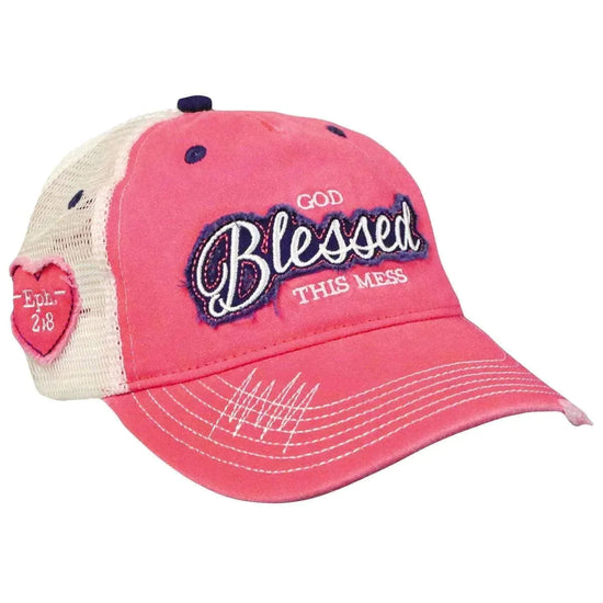 Cherished Girl Womens Cap God Blessed This Mess - Pura Vida Books