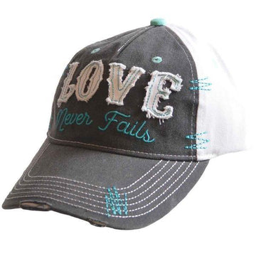 Cherished Girl Womens Cap Love Never Fails - Pura Vida Books