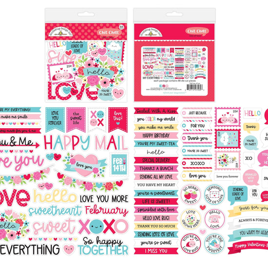 Chit Chat Die-Cuts-Lots of Love - Pura Vida Books