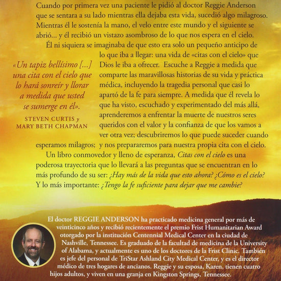 Citas con el cielo - Reggie Anderson con Jennifer Schuchmann - Pura Vida Books