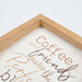 Coffee And Friends Make The Perfect Blend Cuadro - Pura Vida Books