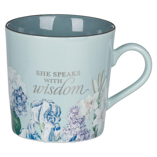 Coffee Mug She Speaks with Wisdom - Pura Vida Books