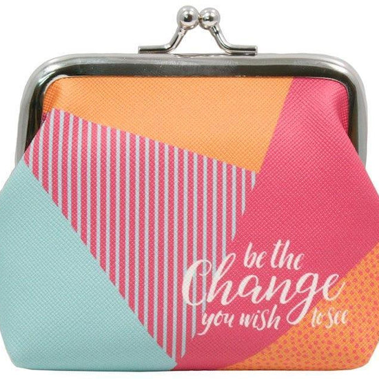 Coin Purse - Be The Change - Pura Vida Books