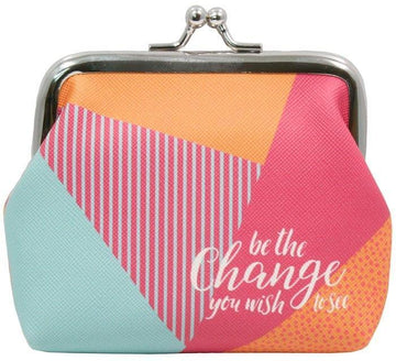 Coin Purse - Be The Change - Pura Vida Books