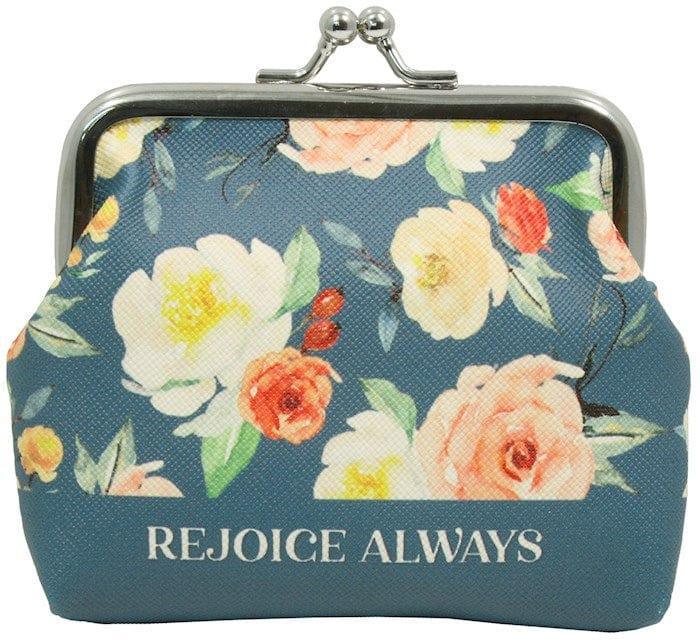 Coin Purse - Rejoice - Pura Vida Books