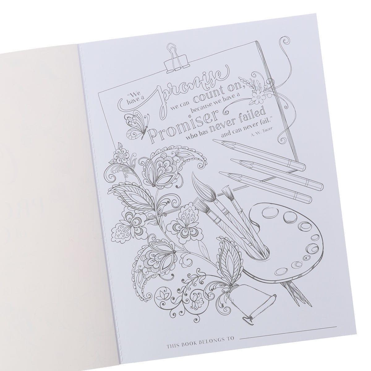 Color the Promises of God Coloring Book - Pura Vida Books