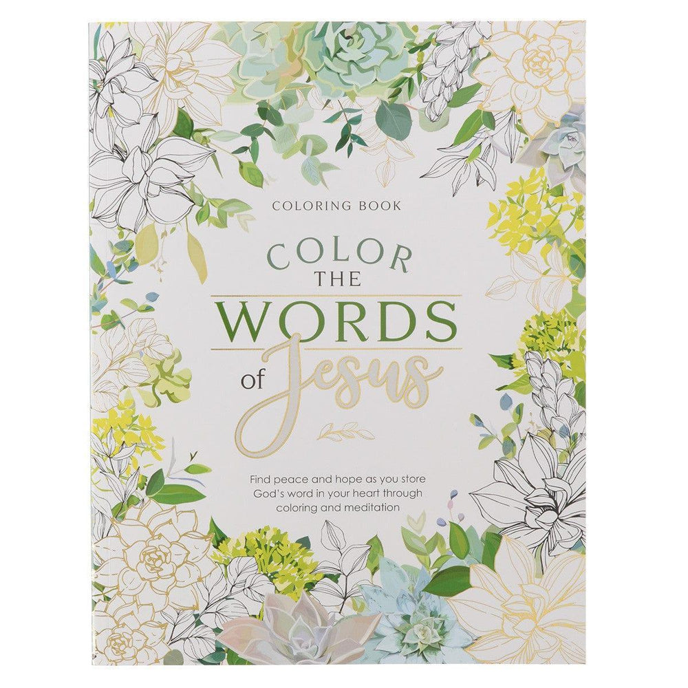 Color the Words of Jesus Coloring Book - Pura Vida Books