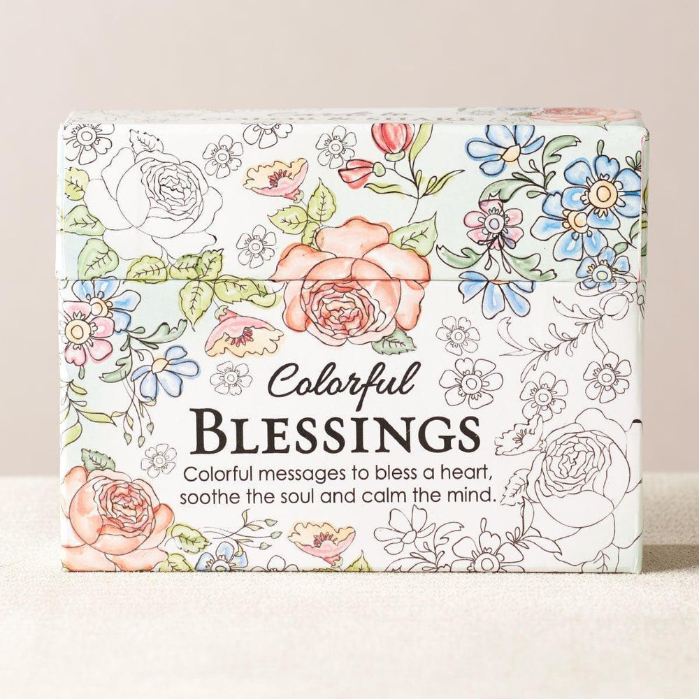 Colorful Blessings Coloring Cards - Pura Vida Books
