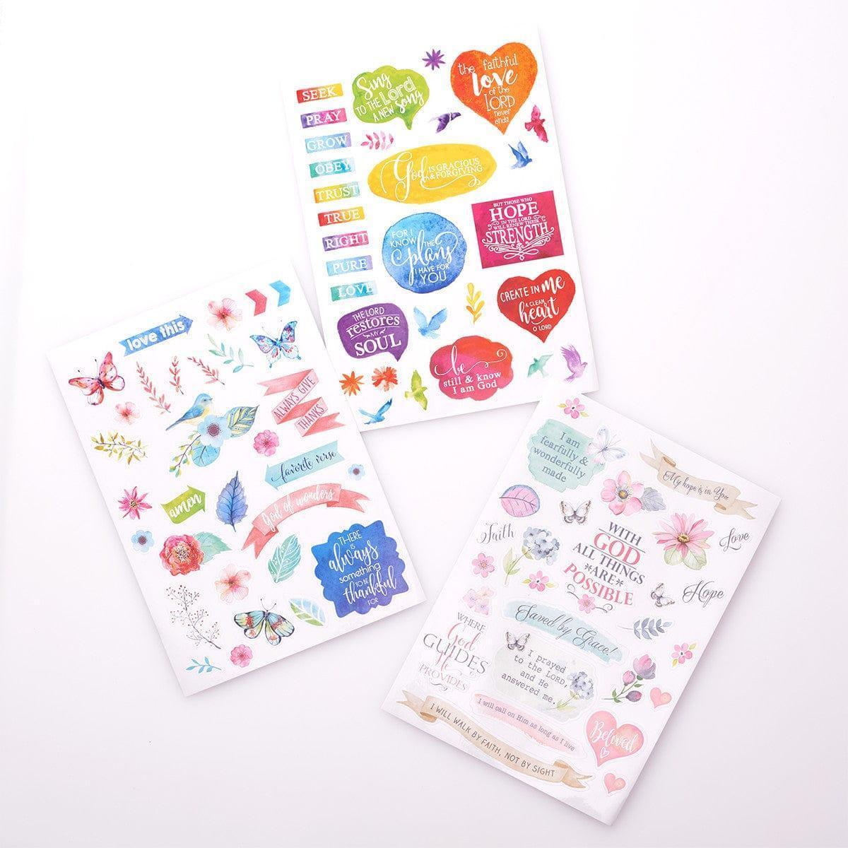 Colorful Stickers for Bible Journaling - Pura Vida Books