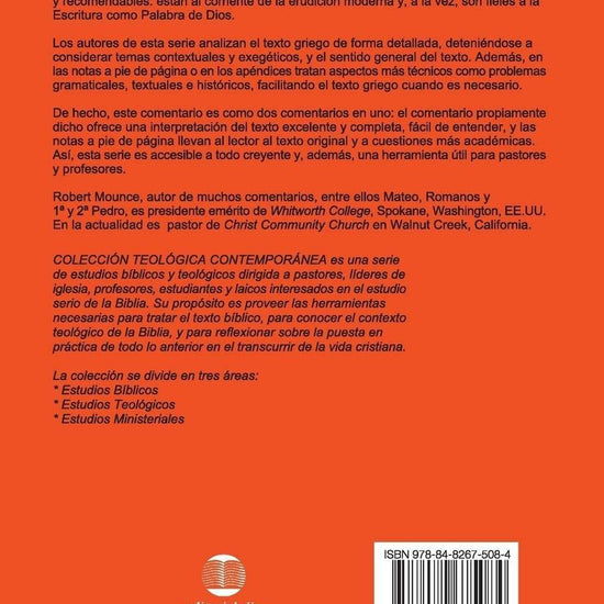 Comentario al libro del Apocalipsis (Coleccion Teologica Contemporanea: Estudios Biblicos) - Pura Vida Books