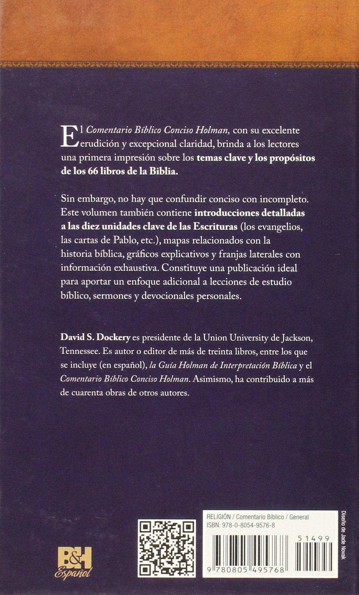 Comentario Bíblico Conciso Holman - David S. Dockery - Pura Vida Books