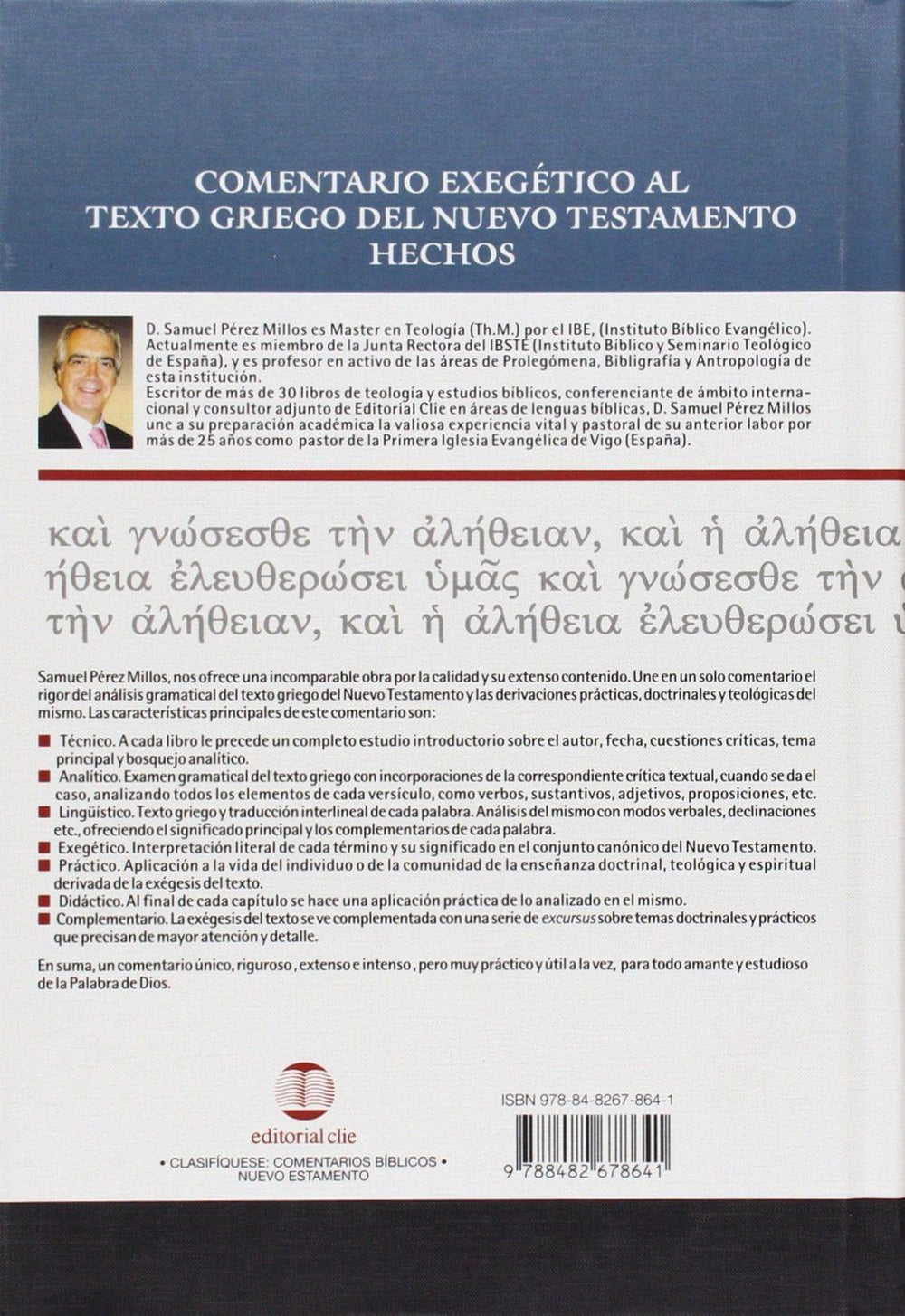 Comentario Exegético al texto griego del Nuevo Testamento: Marcos - Samuel Millos - Pura Vida Books
