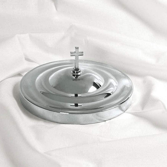 Communion Bread Plate Cover (Silver) - Pura Vida Books