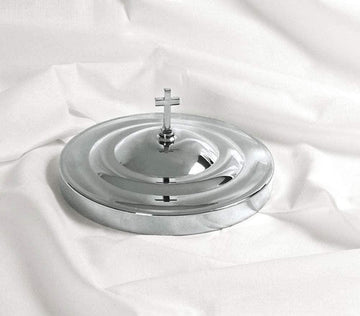 Communion Bread Plate Cover (Silver) - Pura Vida Books