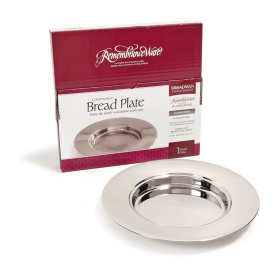 Communion Bread Plate (Silver) - Pura Vida Books