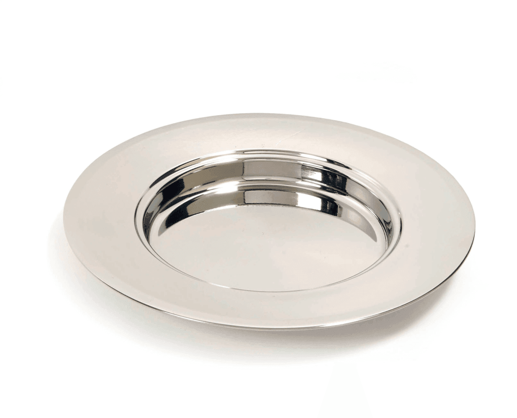 Communion Bread Plate (Silver) - Pura Vida Books