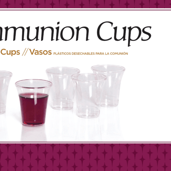 Communion Cups Plastic – 1,000 count - Pura Vida Books