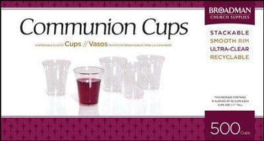 Communion Cups Plastic – 500 count - Pura Vida Books
