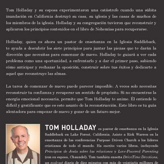 Cómo juntar las piezas cuando todo se ha deshecho - Tom Holladay - Pura Vida Books