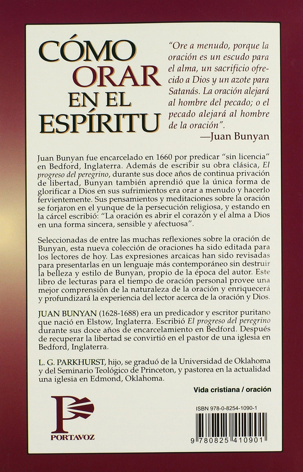 Cómo orar en el Espíritu - Juan Bunyan - Pura Vida Books