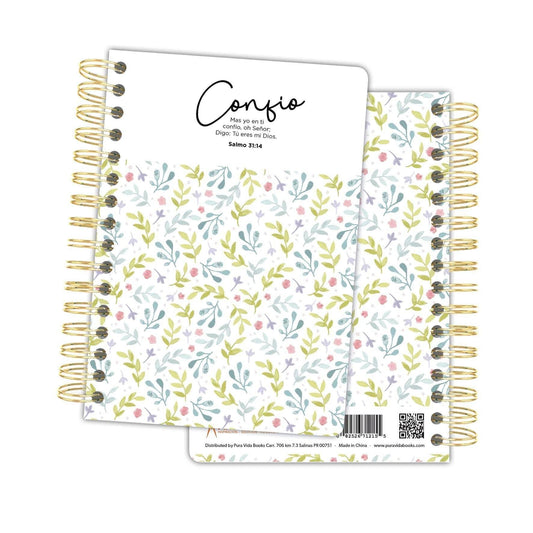 Confio - Libretas Lineas & Flores - Pura Vida Books