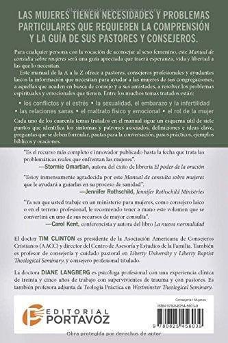 Consejería bíblica 4: Manual de consulta sobre mujeres - Dr. Tim Clinton y Dra. Diane Langberg - Pura Vida Books