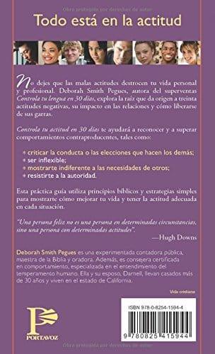 Controla tu actitud en 30 dias - Deborah Smith Pegues - Pura Vida Books