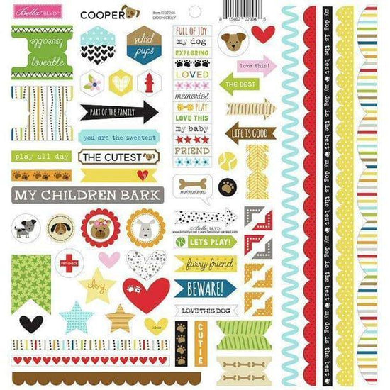 Cooper Doohickey Cardstock Stickers - Pura Vida Books