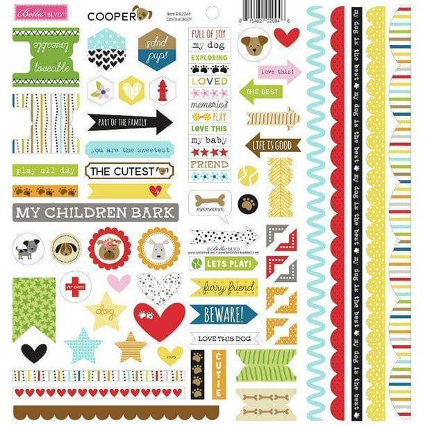 Cooper Doohickey Cardstock Stickers - Pura Vida Books