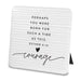 Courage - Hold Onto Hope Textured Plaque - Pura Vida Books