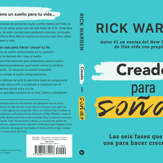 Creado para soñar - Rick Warren - Pura Vida Books