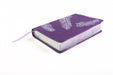 CSB Compact Ultrathin Bible for Teens, Plum Feathers LeatherTouch - Pura Vida Books