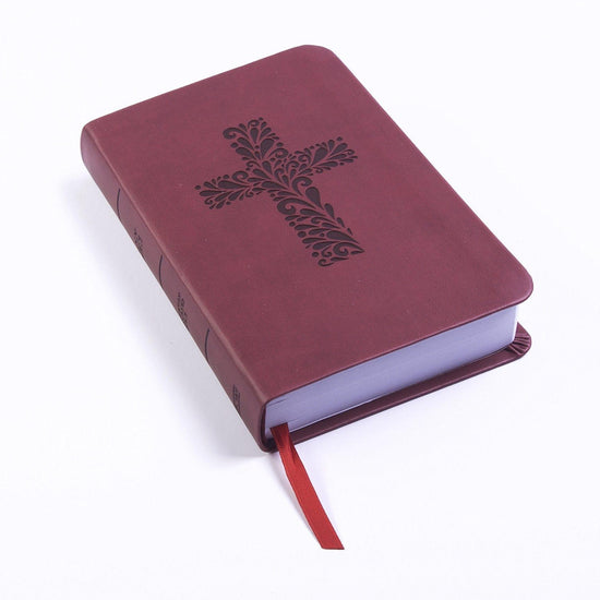 CSB Pocket Gift Bible, Burgundy LeatherTouch - Pura Vida Books