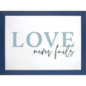 Cuadro-Framed Art - Love Never - Pura Vida Books