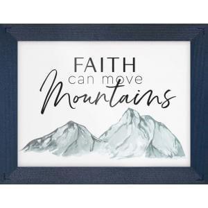 Cuadro-Glossy Sign- Faith Can - Pura Vida Books