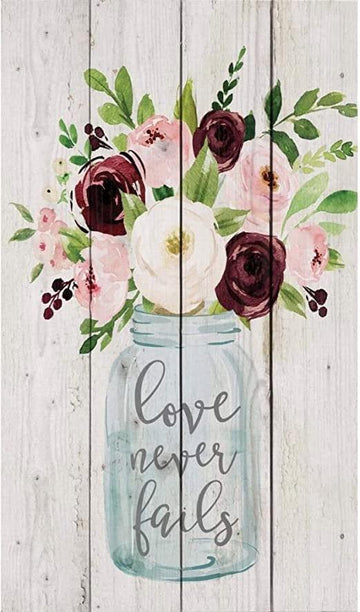 Cuadro- Love Never Fails - Pura Vida Books