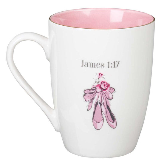 Daughters are Gifts From Above Ceramic Mug - James 1:17 - Pura Vida Books