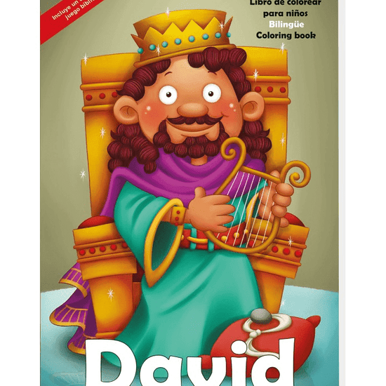 David- Libro de Colorear Gigante - Pura Vida Books