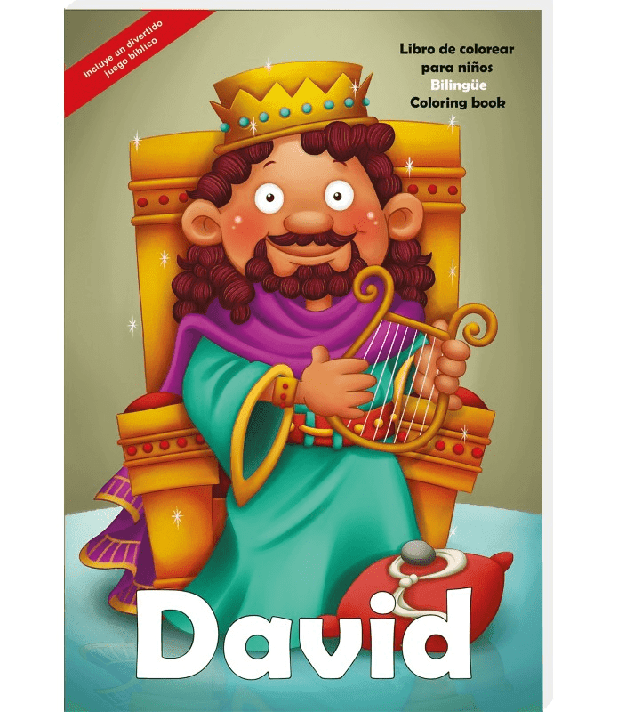 David- Libro de Colorear Gigante - Pura Vida Books