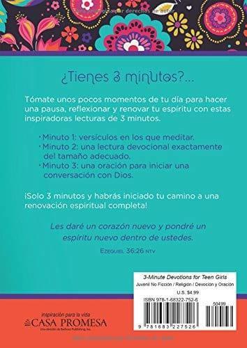 Devocionales de 3 minutos para chicas adolescentes - Pura Vida Books