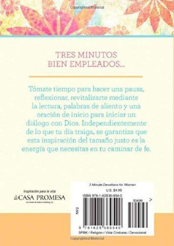 Devocionales de 3 minutos para mujeres - Pura Vida Books