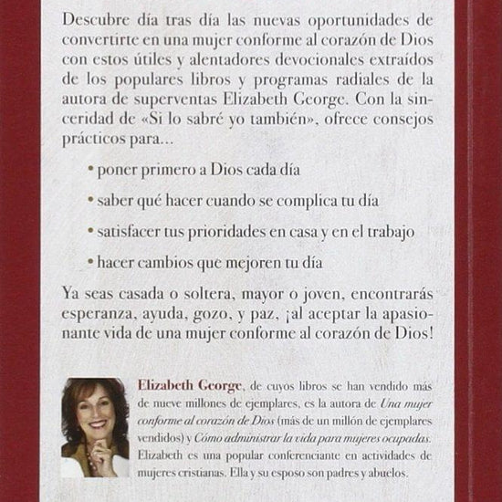 Devocionario - Una mujer conforme al corazón de Dios - Elizabeth George - Pura Vida Books