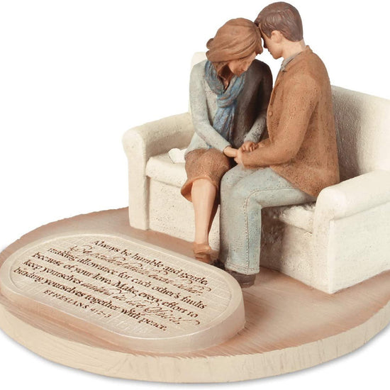 Devoted Praying Couple Figure - Pura Vida Books