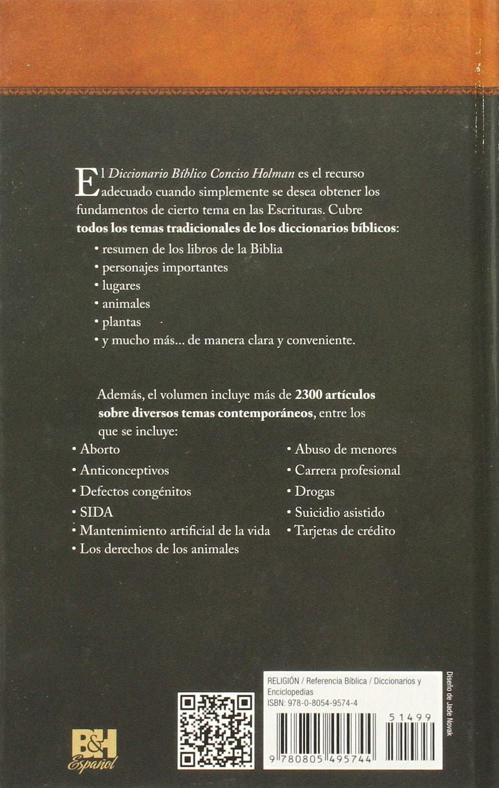 Diccionario Bíblico Conciso Holman - Pura Vida Books