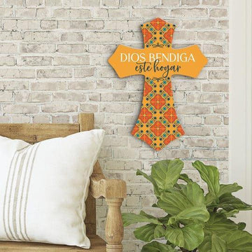 Dios Bendiga Este Hogar Cross Décor - Pura Vida Books