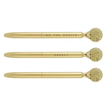 Disco Pen - Gold - Pura Vida Books